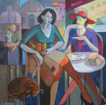 Angela Brittain. In the Piazza